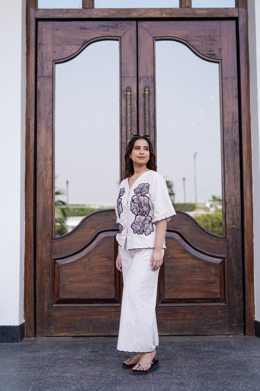 Ivory Bloom Co-ord Set