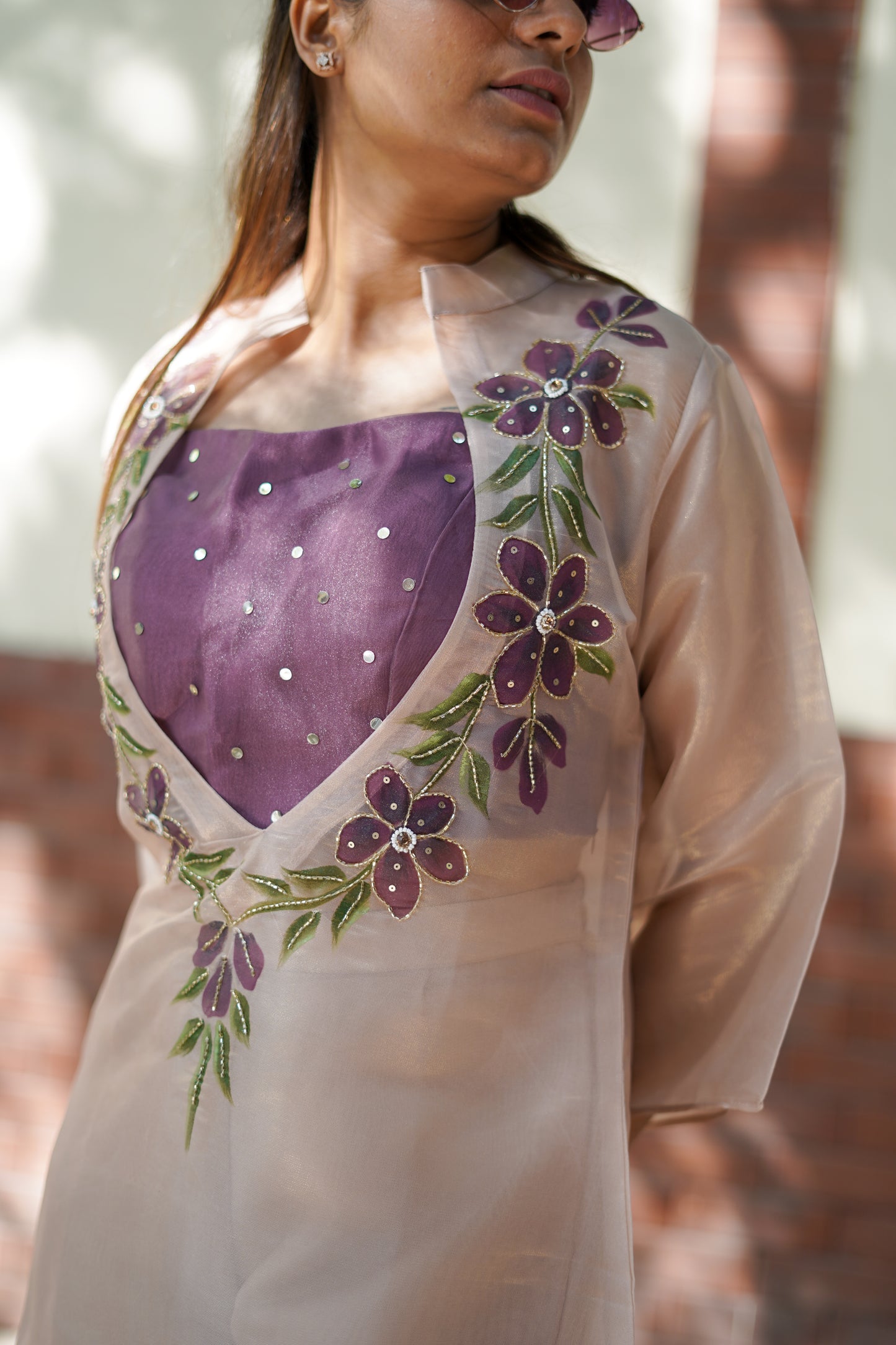 Blush Petal Palazzo Set