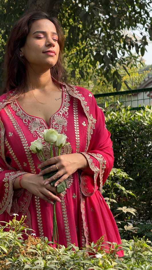 Gulbahar Anarkali Set