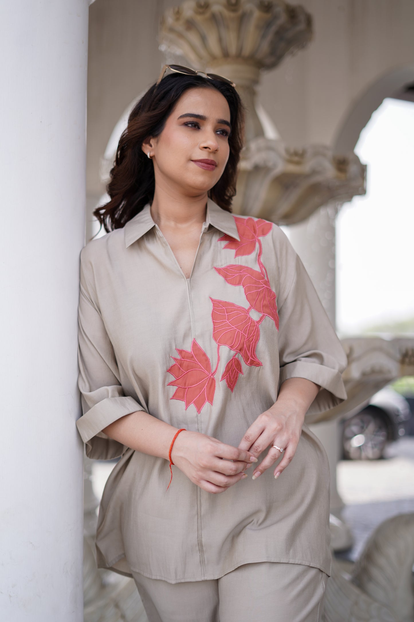 Blush Leaf Co-ord Set