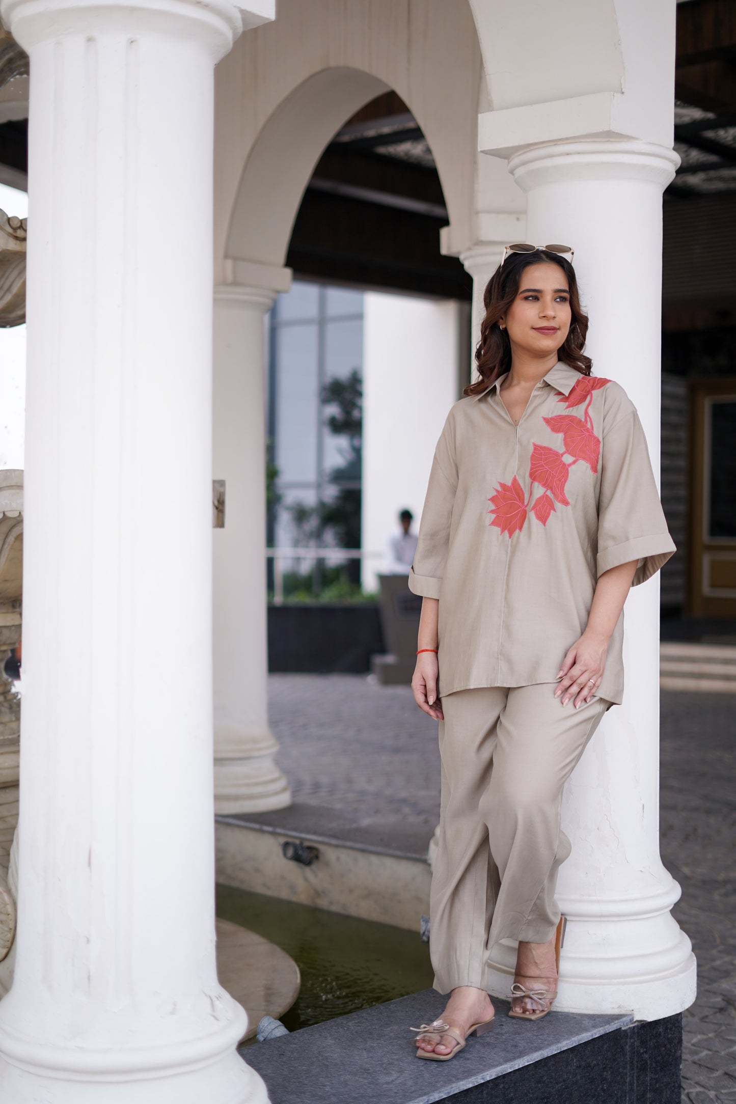 Blush Leaf Co-ord Set