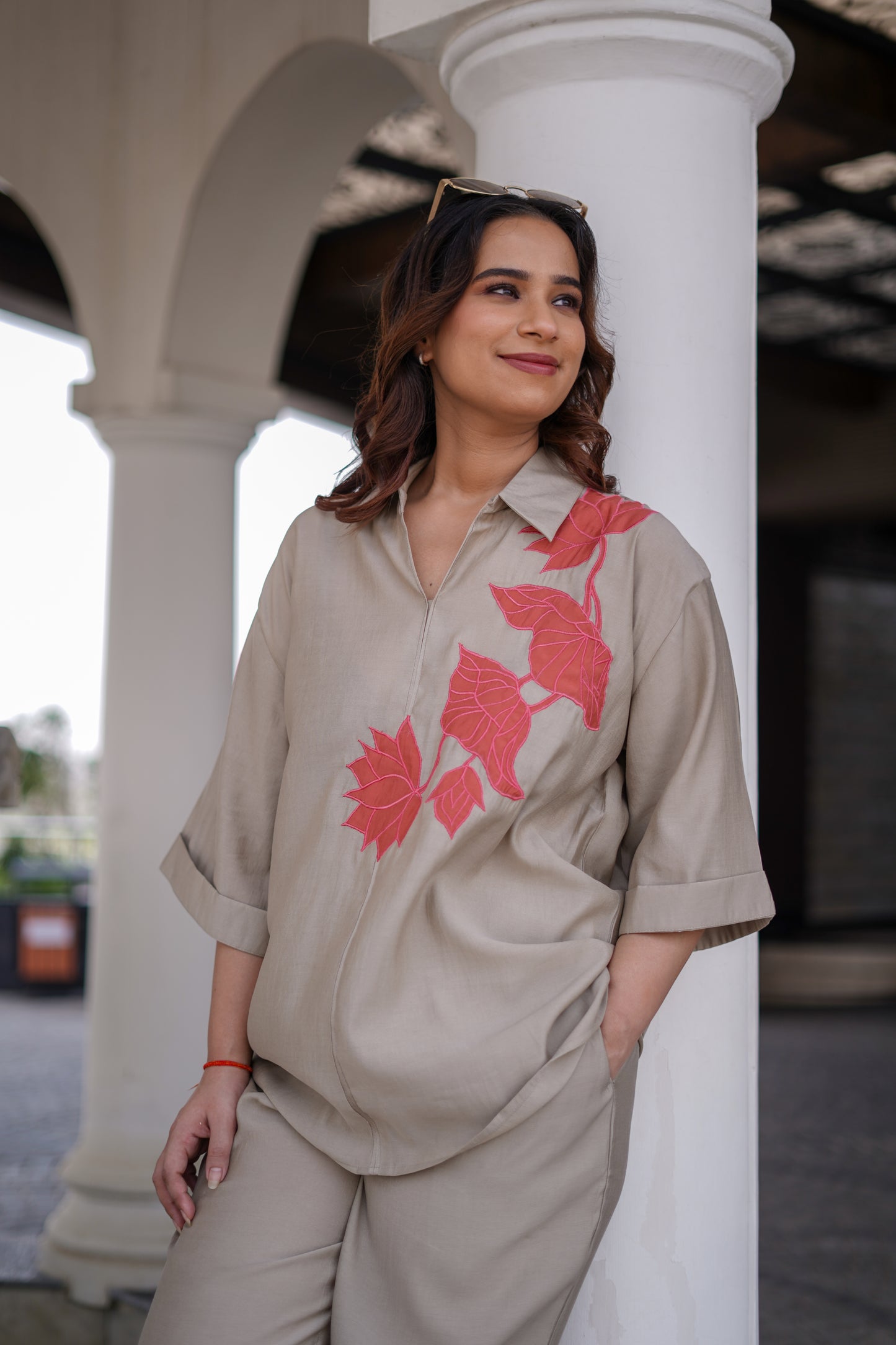 Blush Leaf Co-ord Set