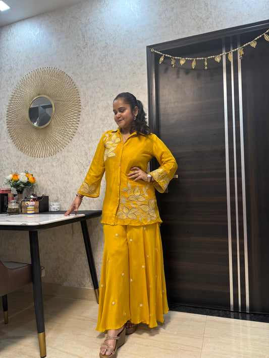 Sunehri Phool Co-ord Set