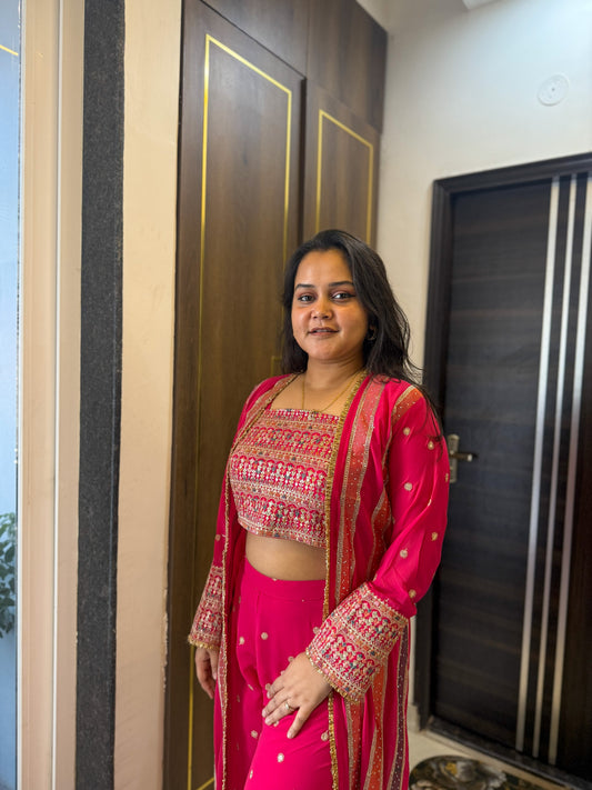 Pink Cape Co-Ord Set