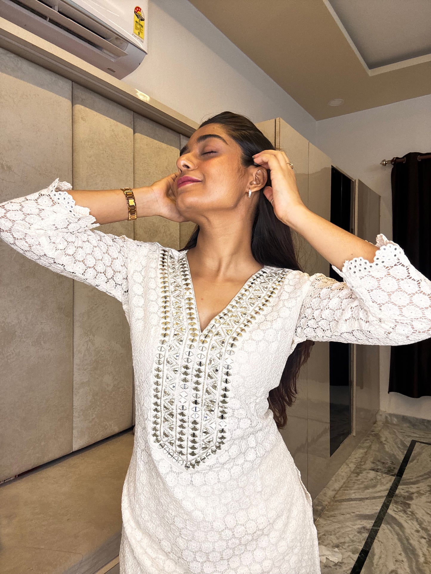 Chandrika Cutwork Co-ord Set